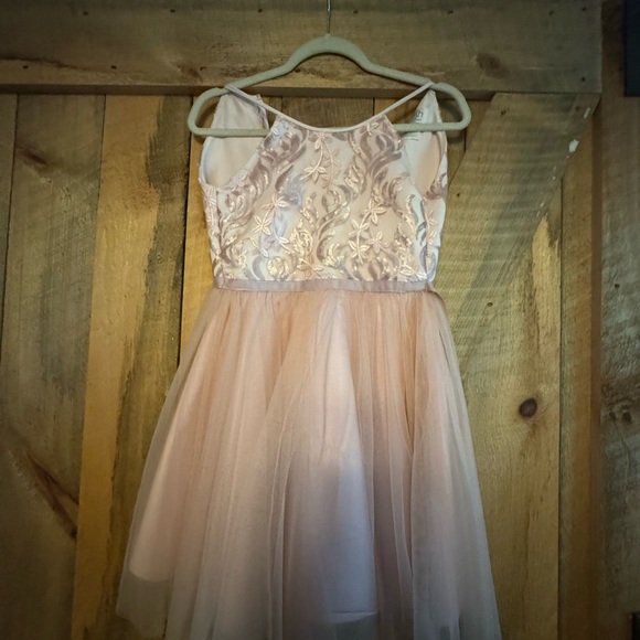 Us Angels Blush Floral Kids Dress - Picture 1 of 3